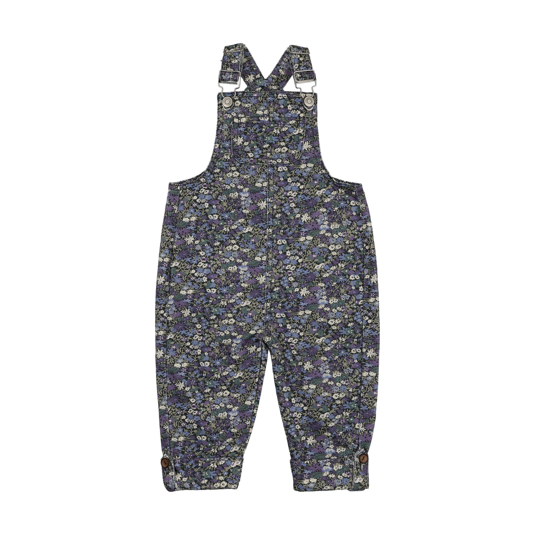 FAW26-BD3 DENIM OVERALL - Navy Liberty Print