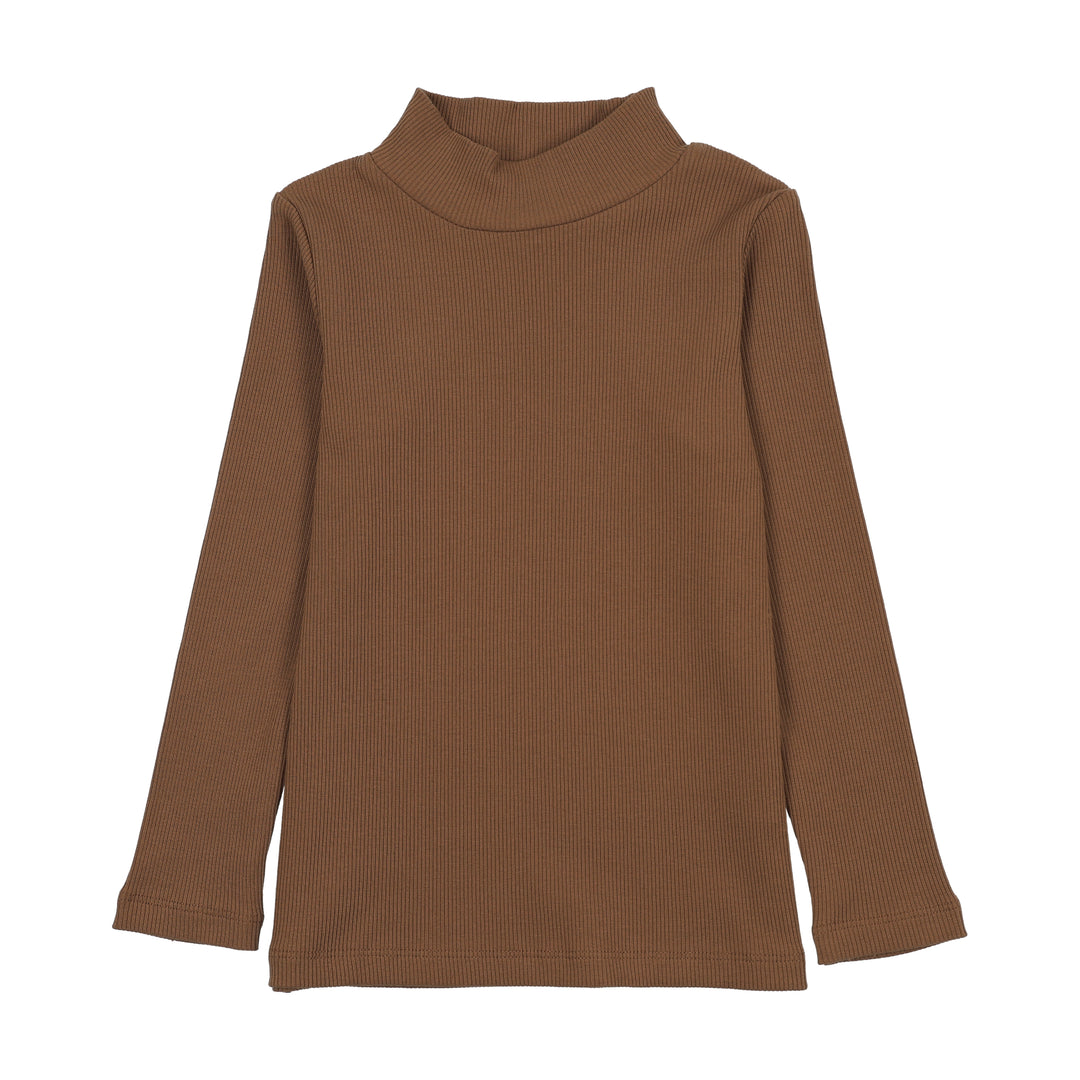 FAW26-BD7 MOCKNECK T-SHIRT - Ochre