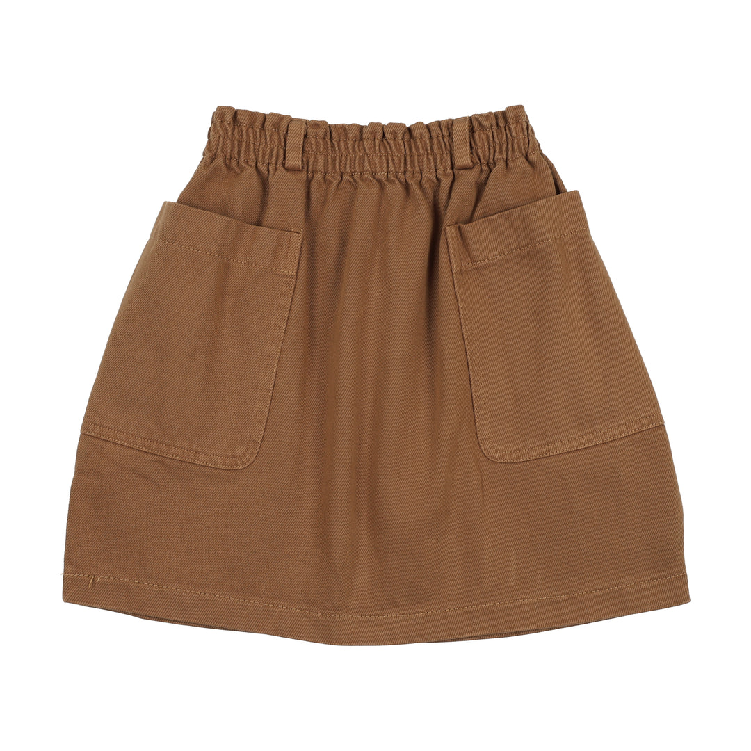 FAW26-BD2 DENIM SKIRT - Ochre