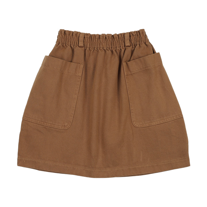 FAW26-BD2 DENIM SKIRT - Ochre