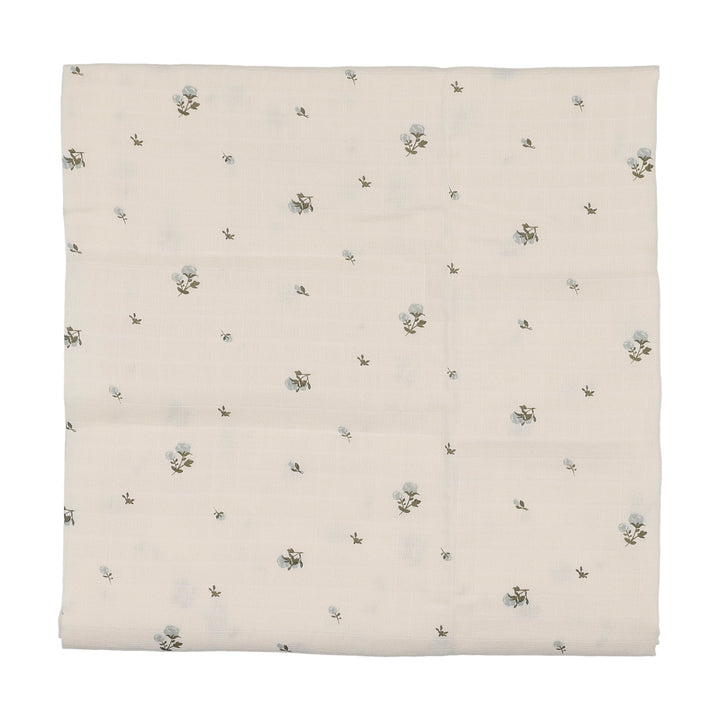 Rosebud Bassinet Sheet-Rosebud Blue
