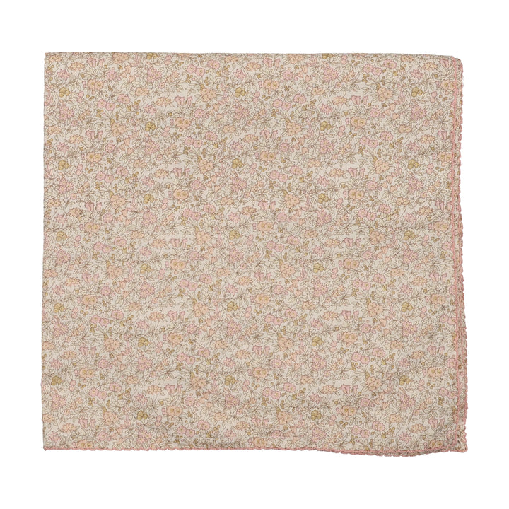 Muslin Swaddle-Cream/Pink