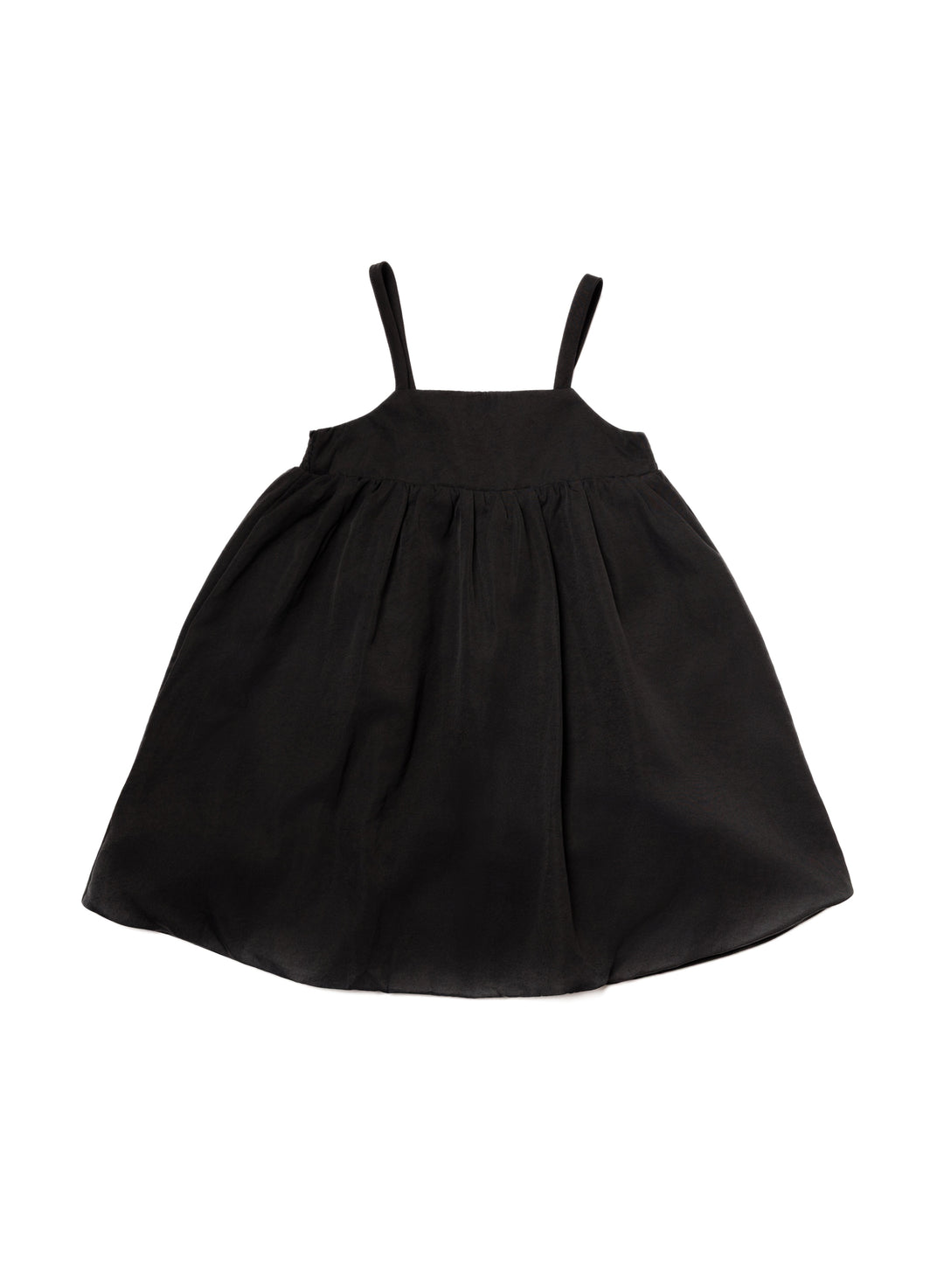 Black Smocked Bubble Jumper