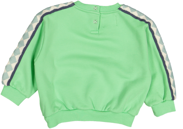 NICO SWEATSHIRT OVERSIZE BALOON FIT-BASIL GREEN