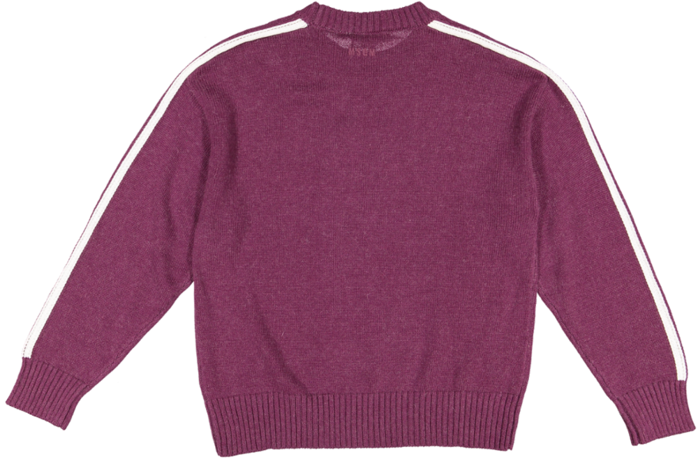 JUMPER UNISEX-MERLOT