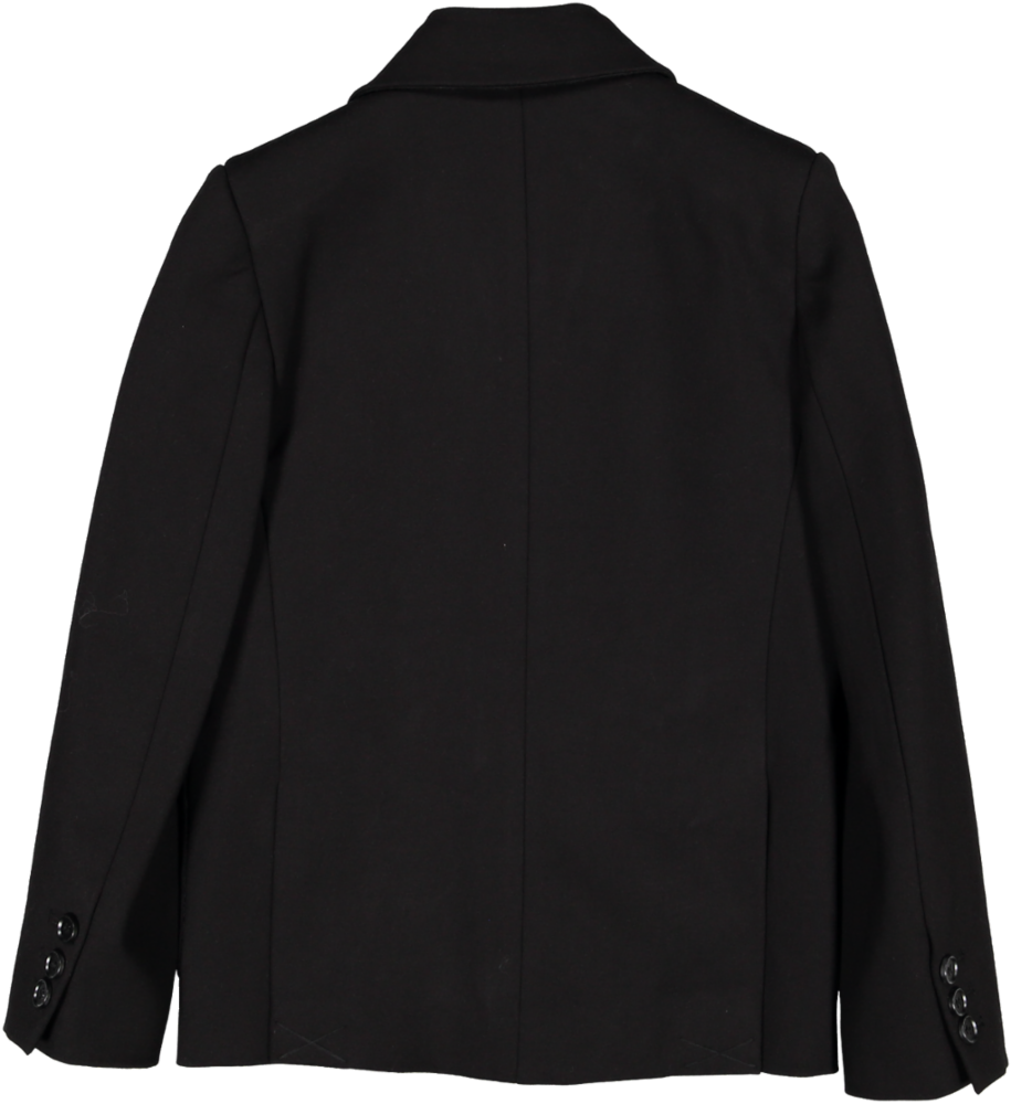 AW26NCNV5001-JERSEY JACKET WITH EMBLEM-BLACK