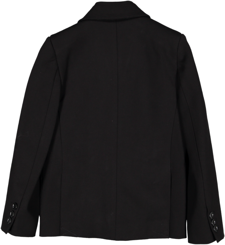 AW26NCNV5001-JERSEY JACKET WITH EMBLEM-BLACK