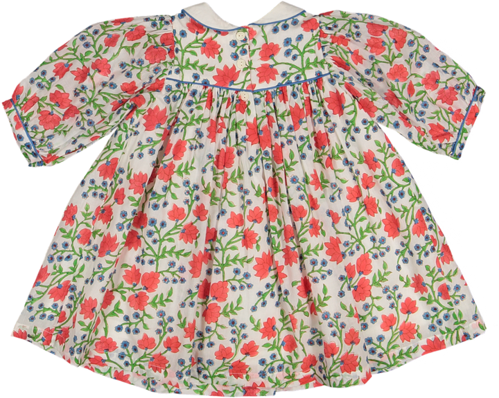 SOLANA DRESS-ORANGE COSMOS