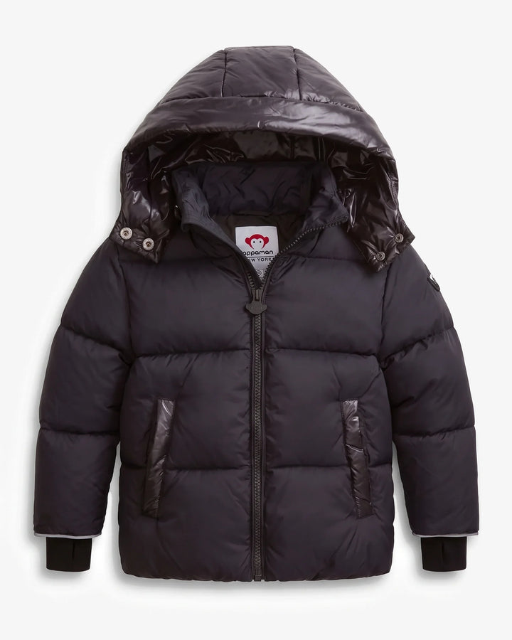 B0111-PAS0C2 Park Ave Puffer Black