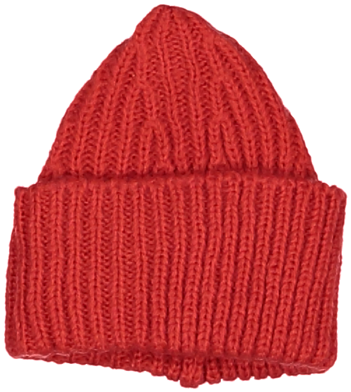 7015-BABY HAT RAP-RED