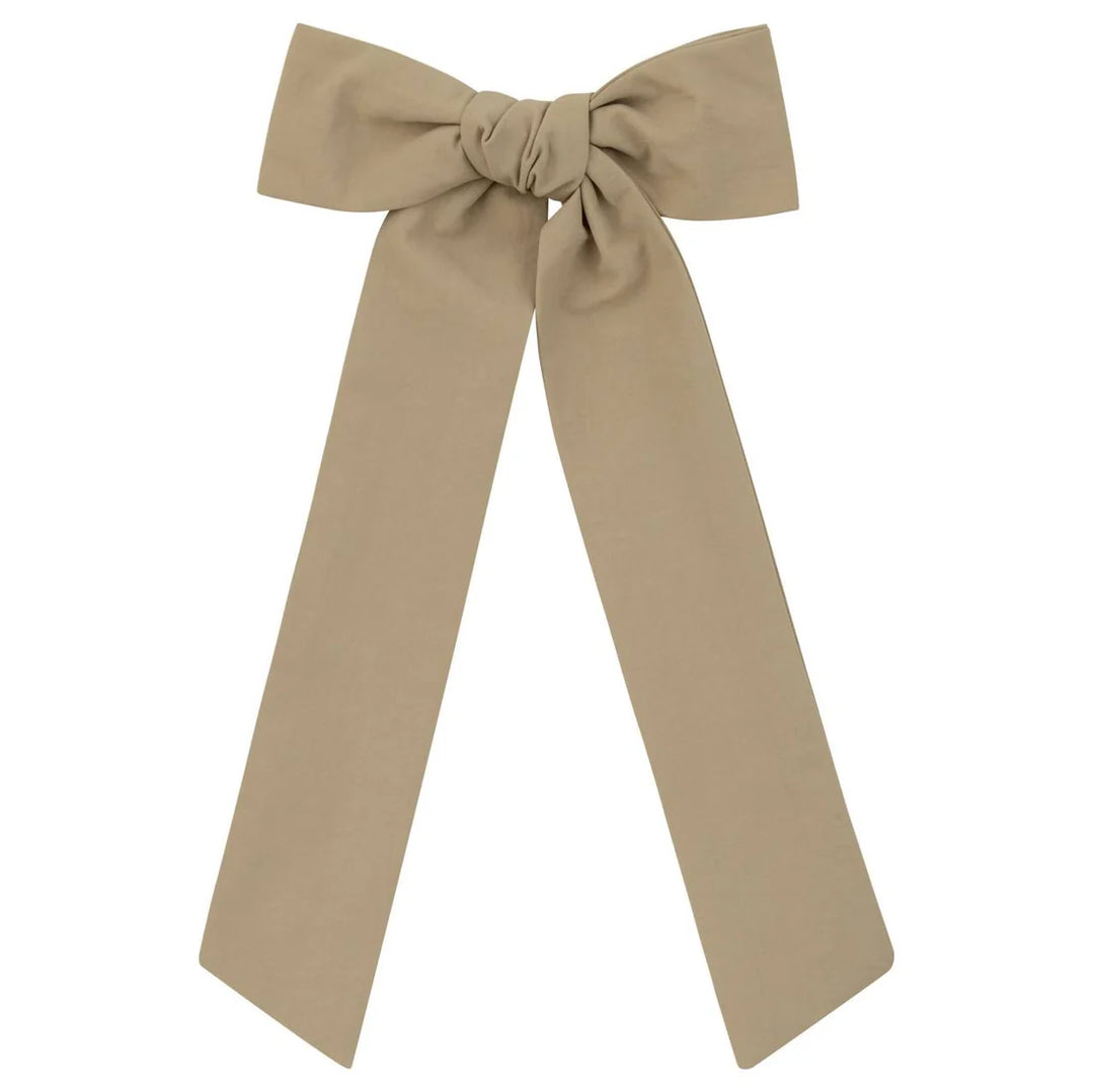 Le Enfant Taffetta Oversized Bows - Sand