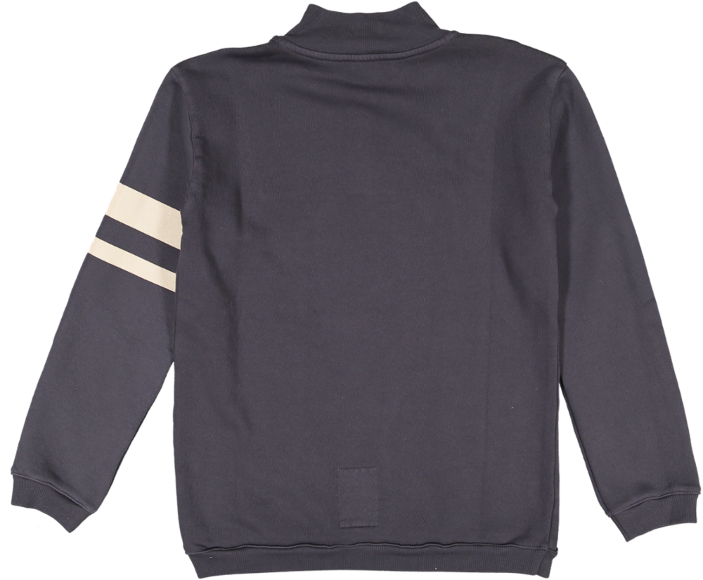 HOLIDAY PLAY HALF ZIP-NAVY