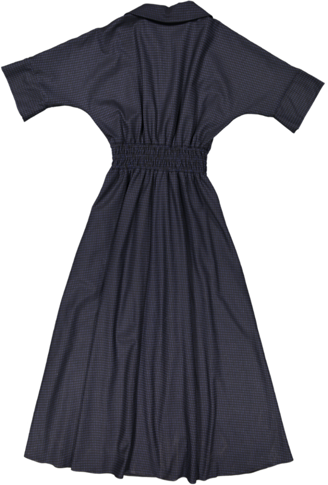Preorder-SAALES DRESS-01-Blue Checked-Final Sale
