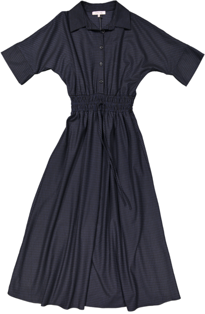 Preorder-SAALES DRESS-01-Blue Checked-Final Sale