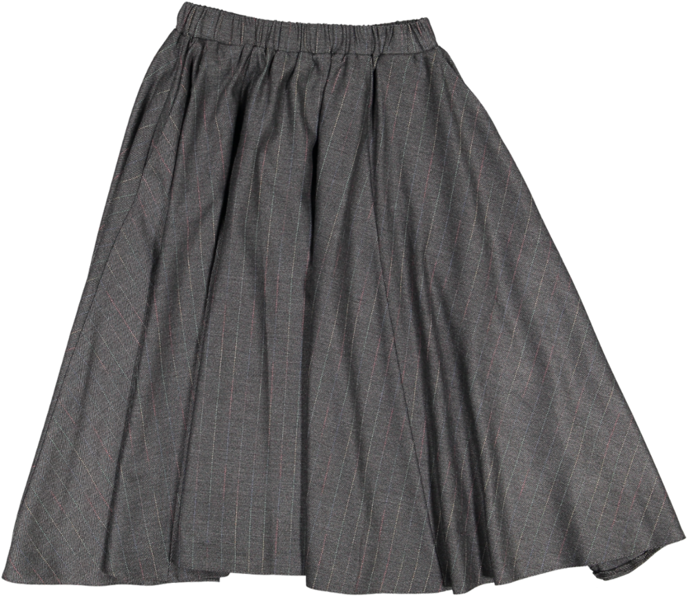 SABLET SKIRT-04-Grey Stripe