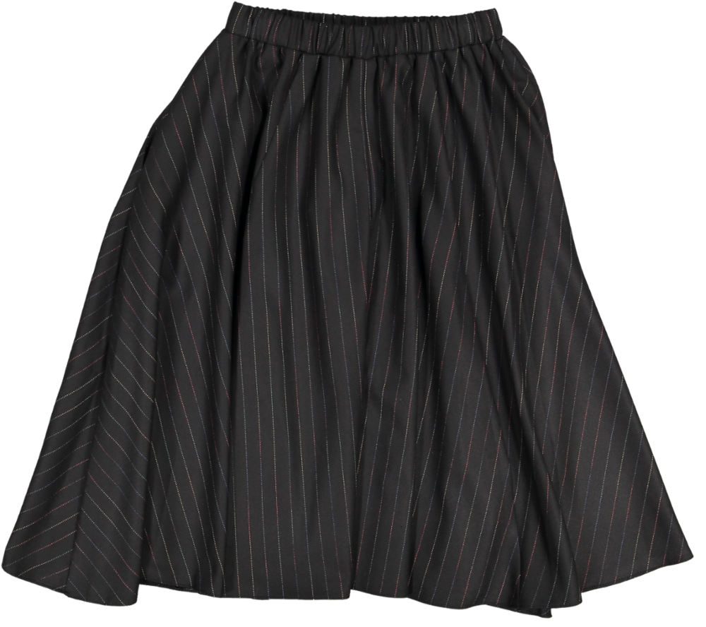 SABLET SKIRT-04-Black Stripe