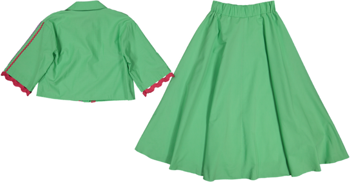 Taden Skirt/Top Set 2-Green
