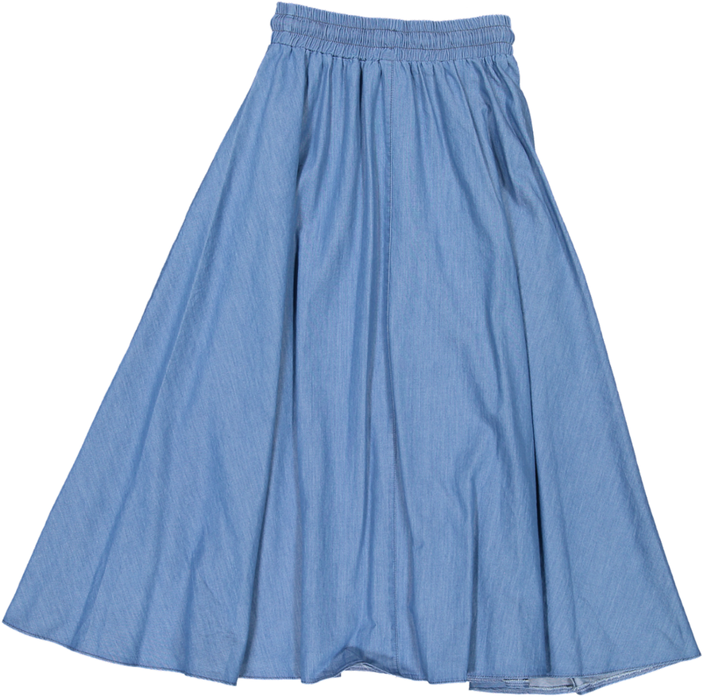 TRURO SKIRT 25A REG LENGTH-Light Denim