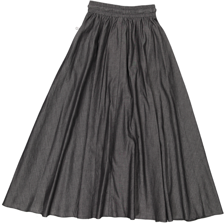 TRURO SKIRT 25B MAXI LENGTH-Black Denim