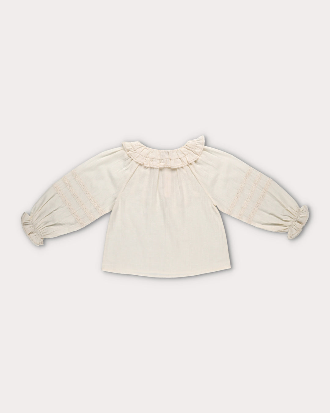 FD-FW26-00011 CECILE BLOUSE  - SWISS DOBBY ECRU