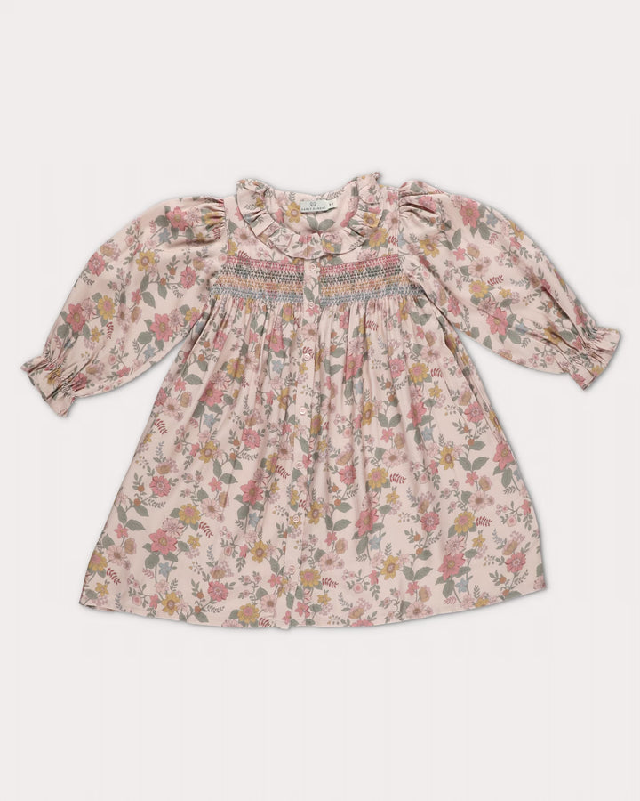 FC-FW26-00022 JEANETTE DRESS LONG - VISCOSE TWILL BLOOM