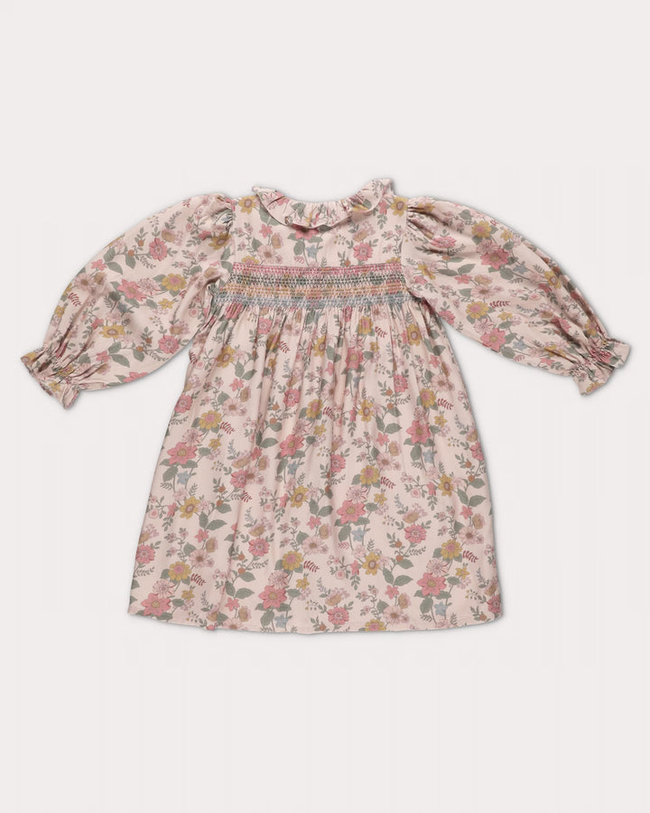 FC-FW26-00022 JEANETTE DRESS SHORT - VISCOSE TWILL BLOOM