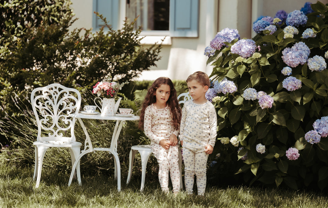 Tea Party Pajama-Blue