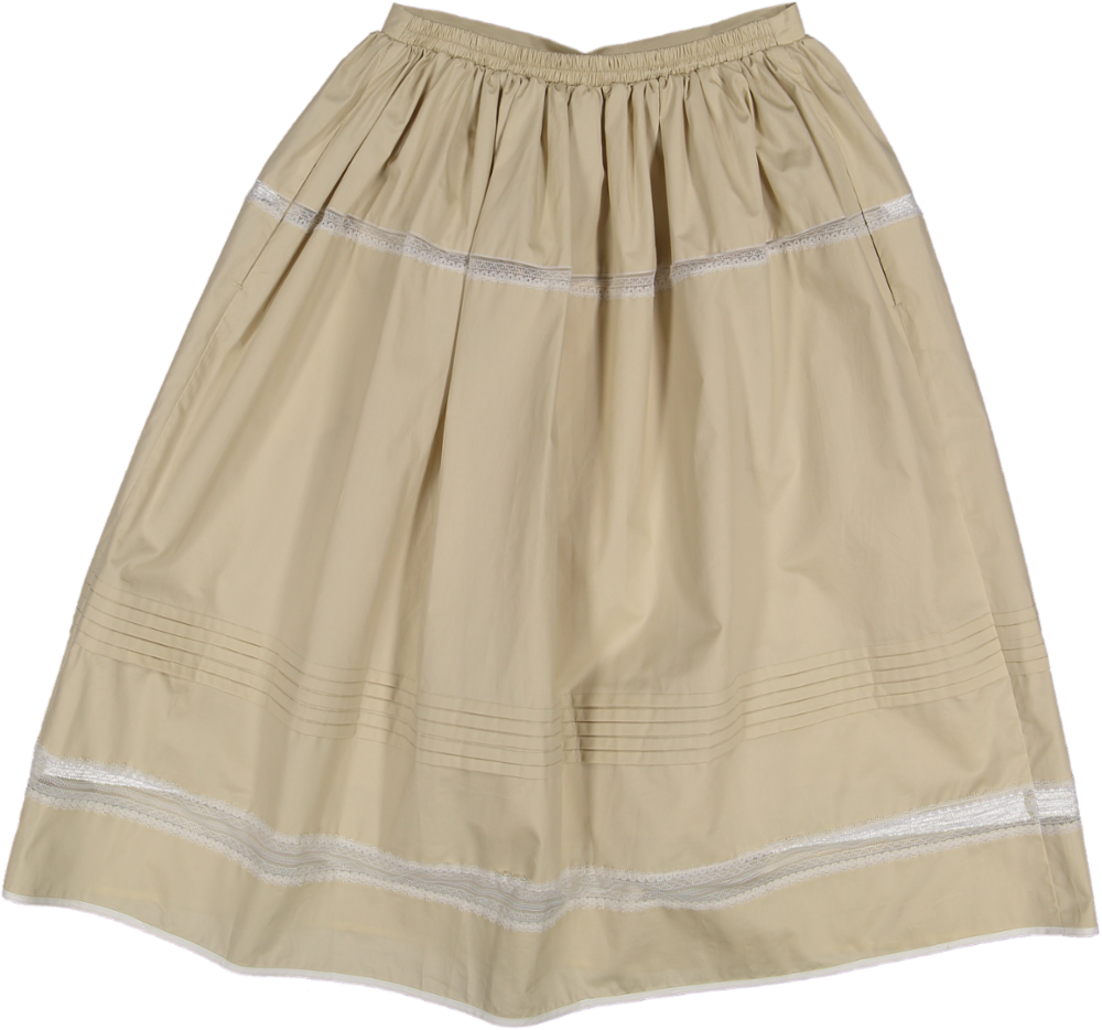 AMINA SKIRT - CASHEW