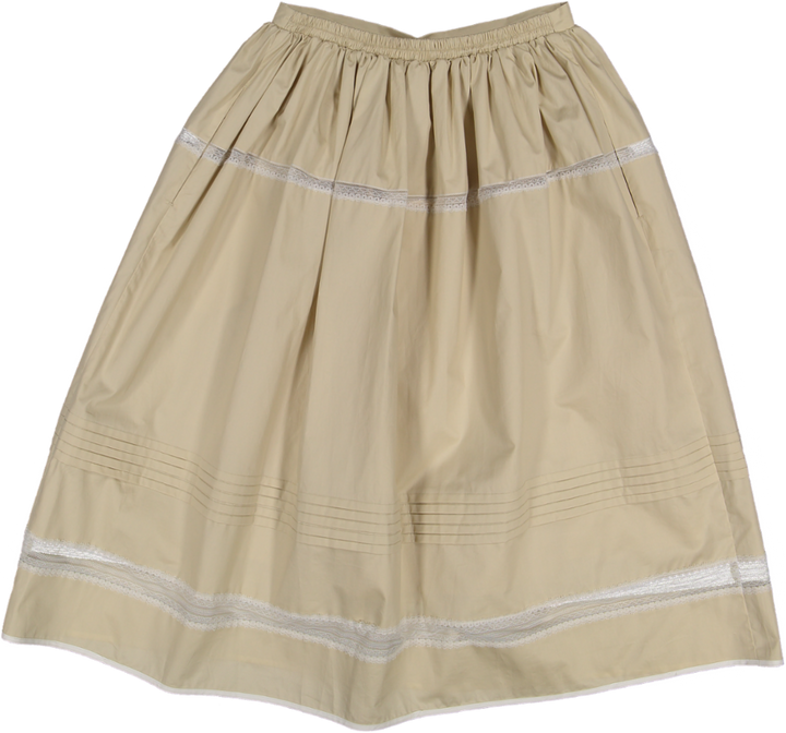 AMINA SKIRT - CASHEW