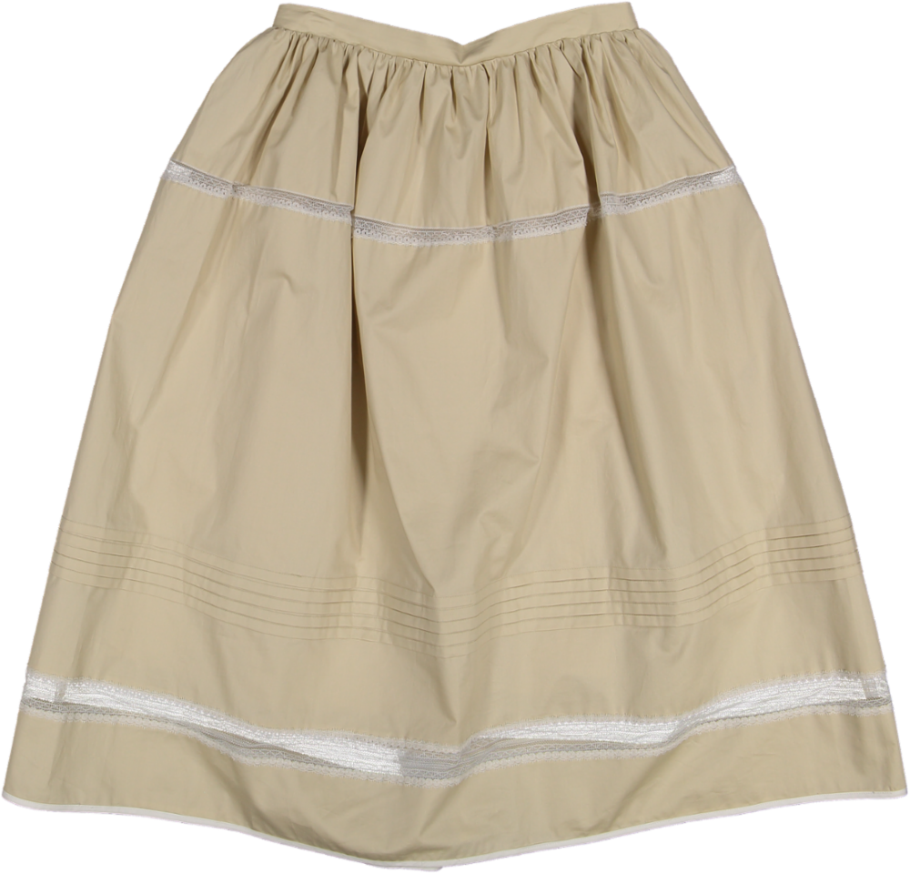 AMINA SKIRT - CASHEW