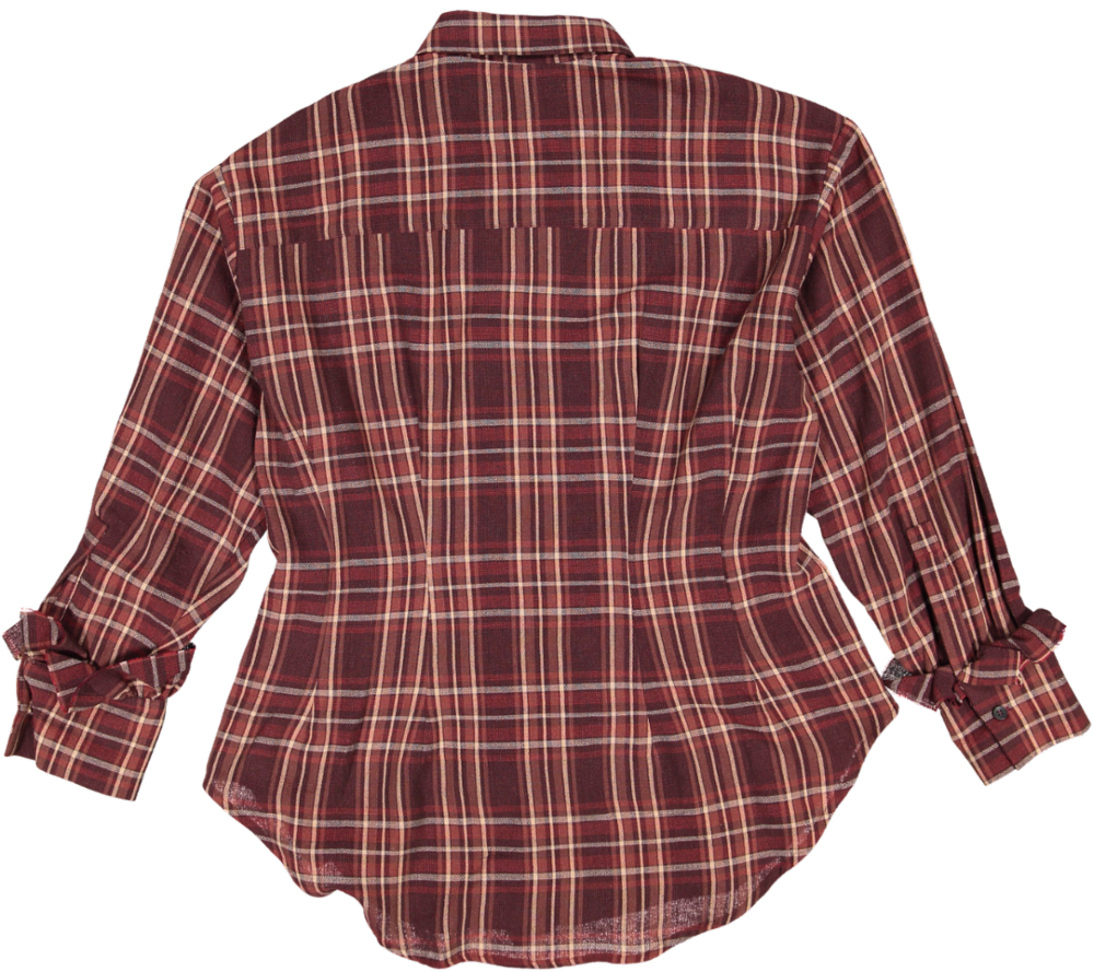 ASTRYR BLOUSE-Iron Oxide Square