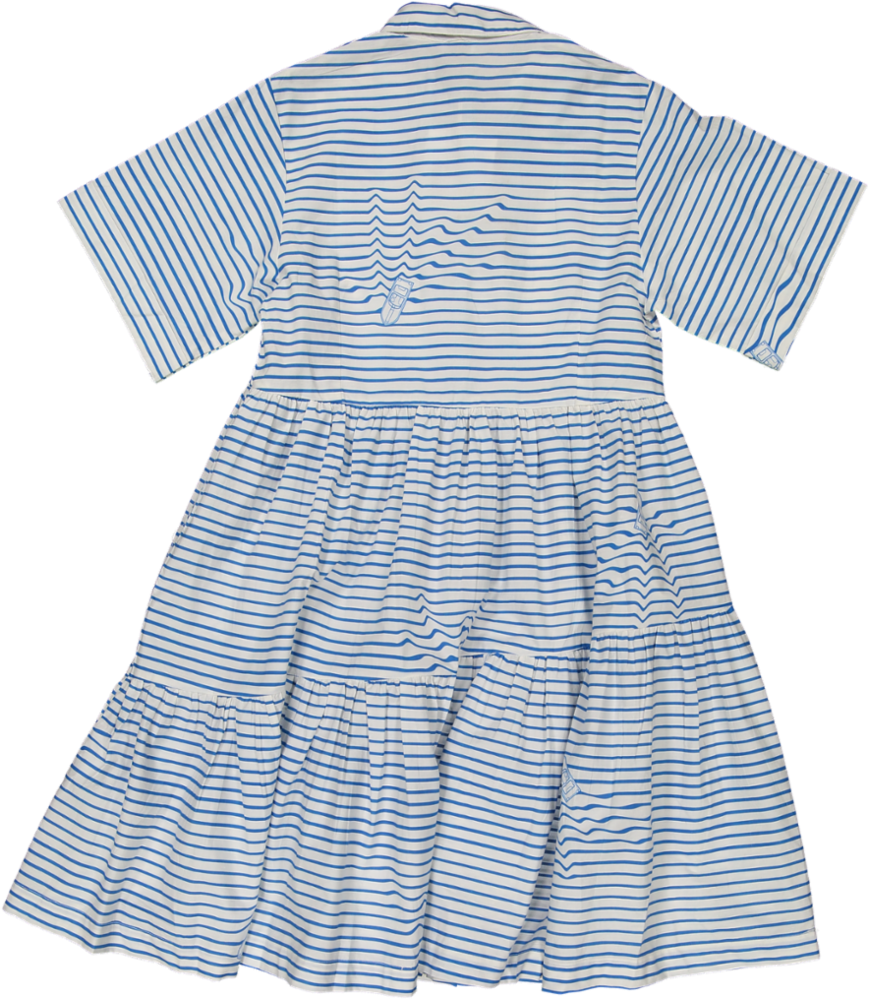 BRIA DRESS-PRINTED POPLIN