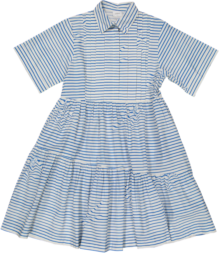 BRIA DRESS-PRINTED POPLIN