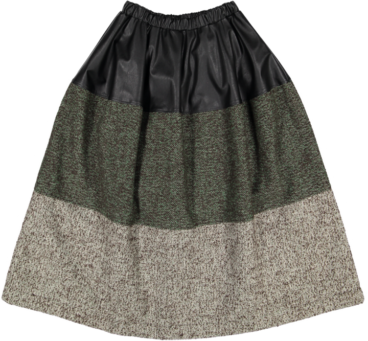 WOOD STONE SKIRT