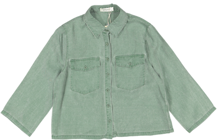 SN2630 BENEDETTA SHIRT - GREEN