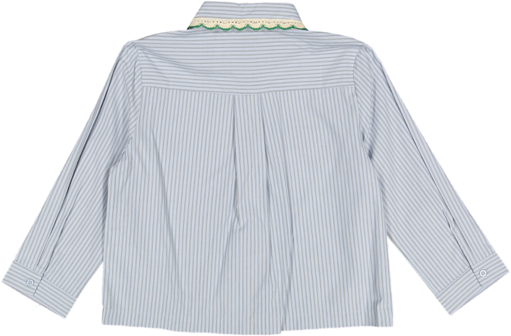 SN2627 AMALIA SHIRT - BLUE GREEN