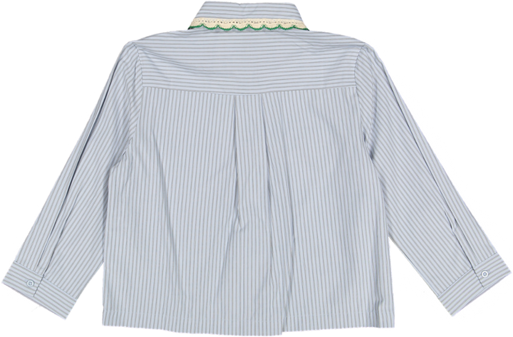 SN2627 AMALIA SHIRT - BLUE GREEN