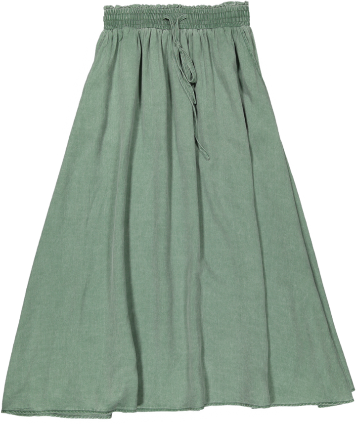 SN2644 MARILENA SKIRT - KELLY GREEN