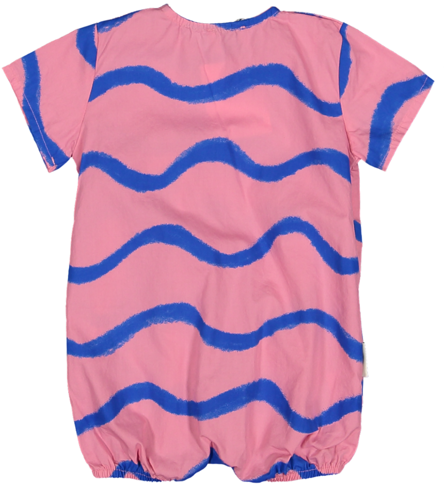 Exclusive Waves Romper - Pink