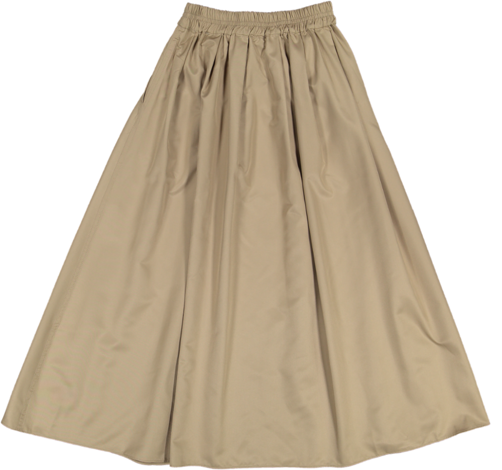 109-BALD SKIRT-Beige