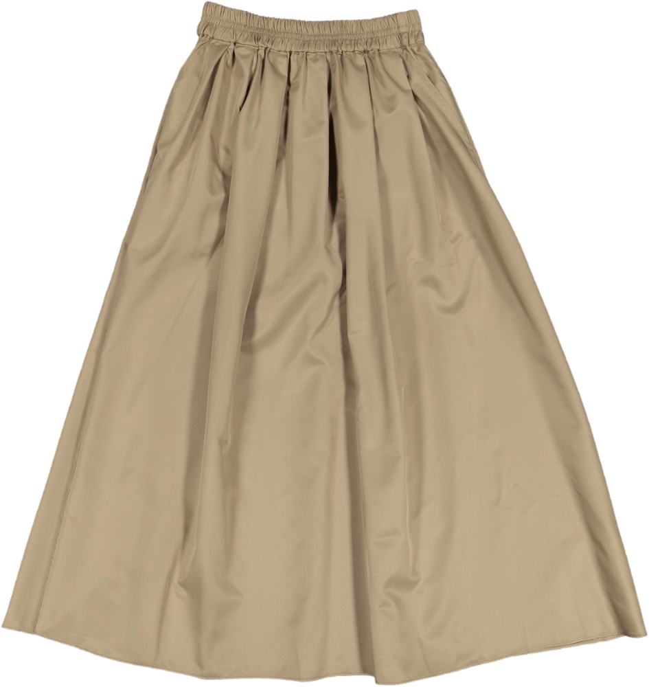 109-BALD SKIRT-Beige