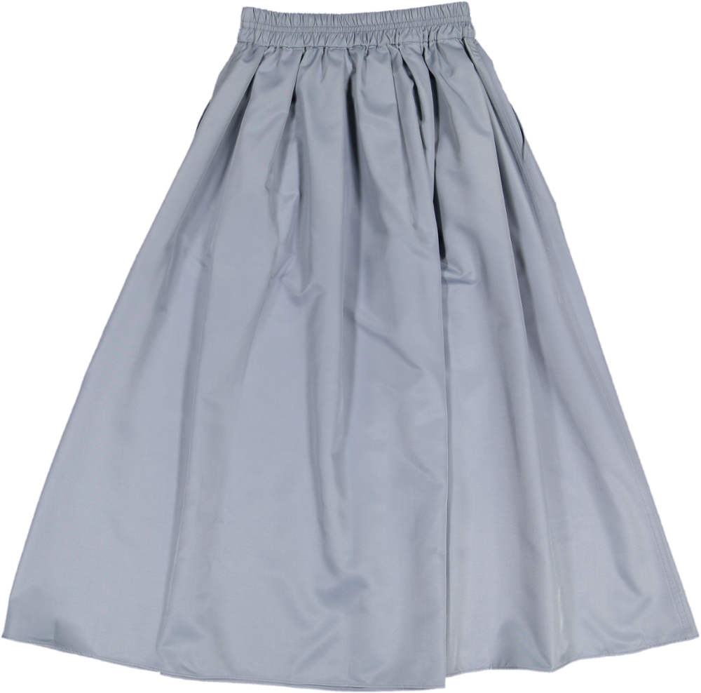 109-BALD SKIRT-Light Blue