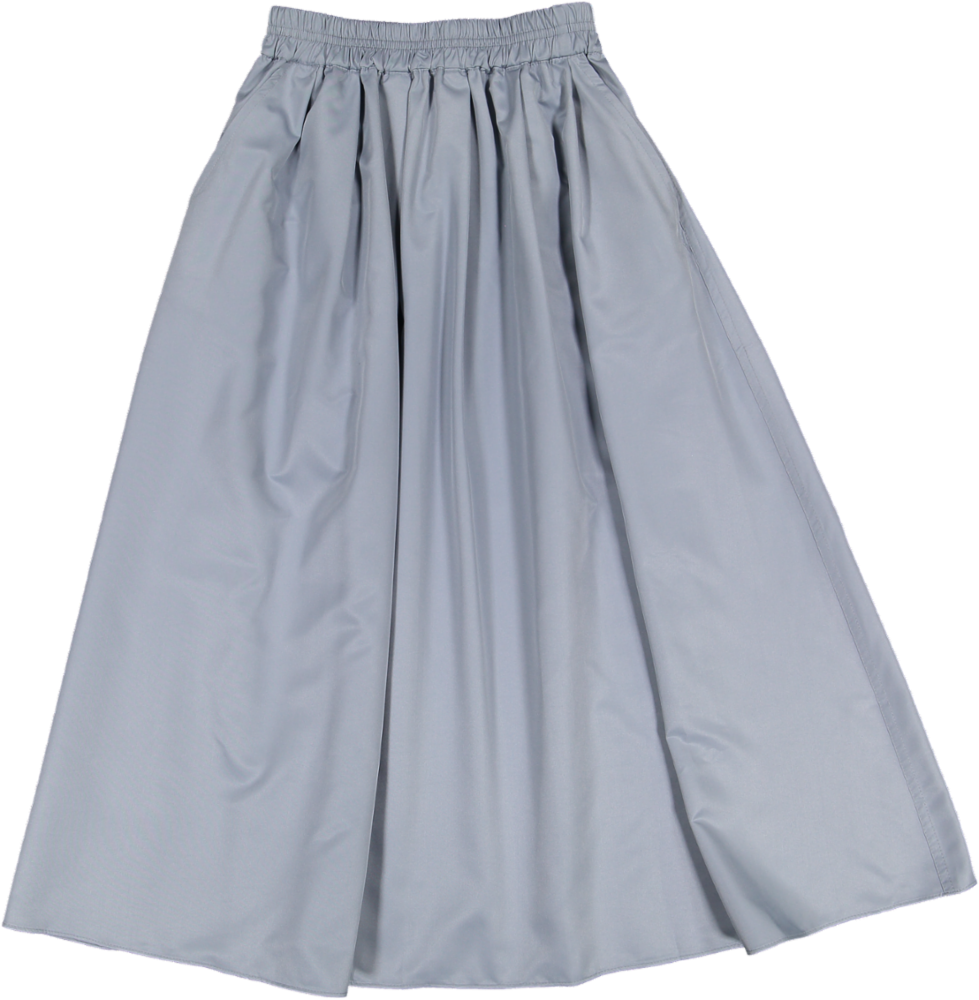 109-BALD SKIRT-Light Blue