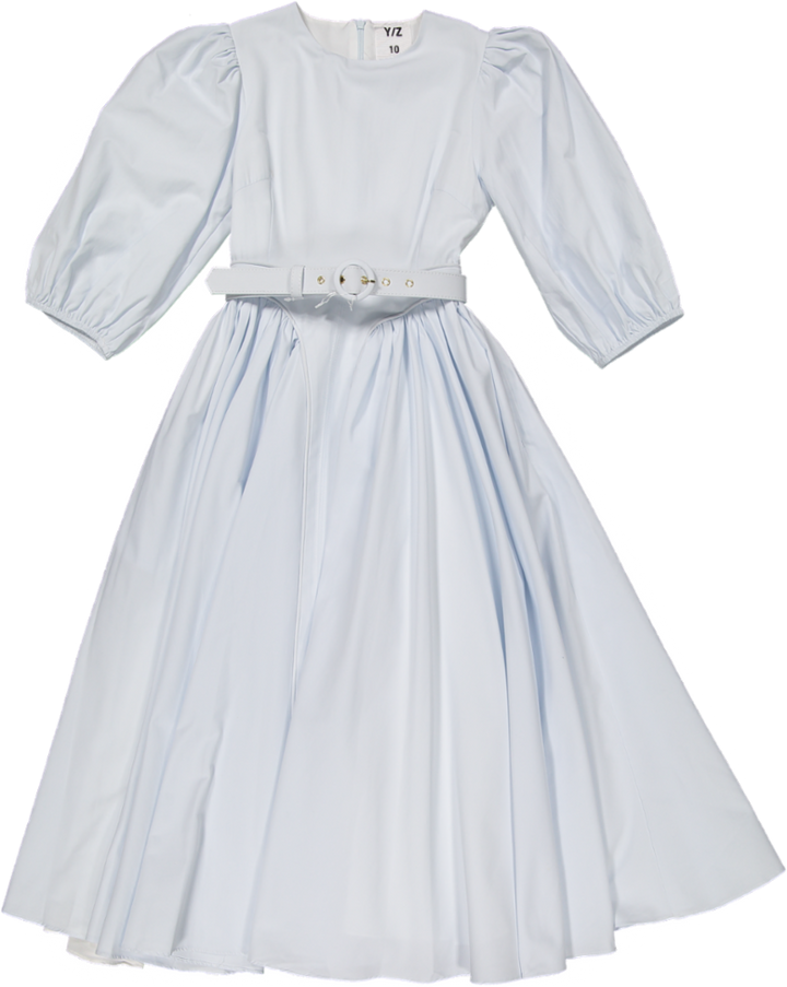 YZ26S-07 DRESS - BLUE