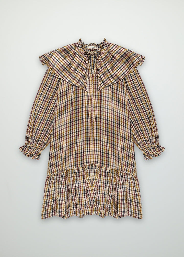 BENERICE DRESS-MULTICOLOR CHECK